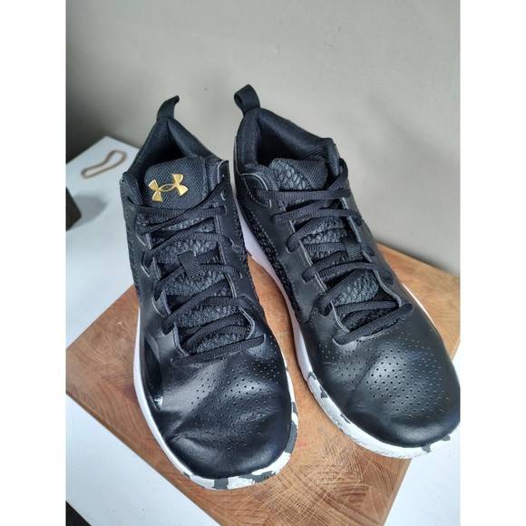 Under Armour Shoes Humble & Hungry Black/Gold Size Men's 9 W - Picture 7 of 16